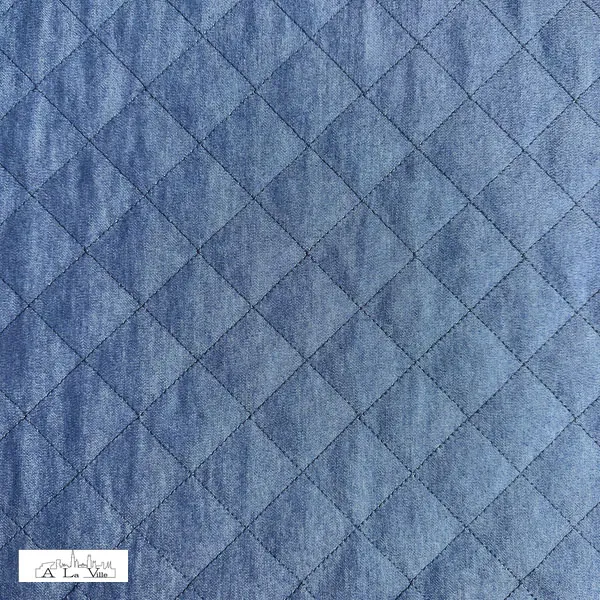 Matelassé blauw - Burda